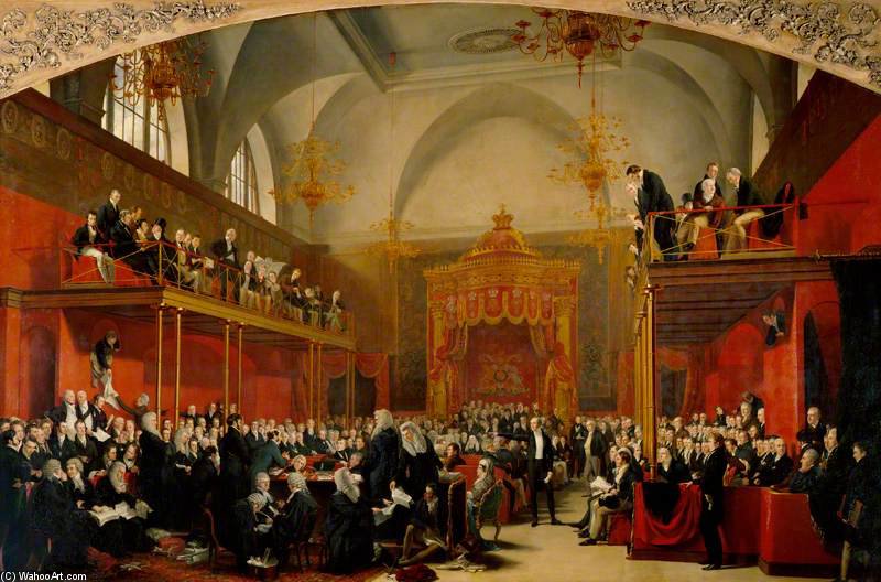 The Trial Of Queen Caroline — George Hayter