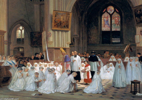 First Communion - — Théophile Emmanuel Duverger