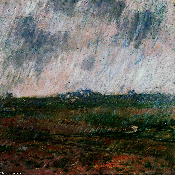 Rain In Belle-ile — Claude Monet