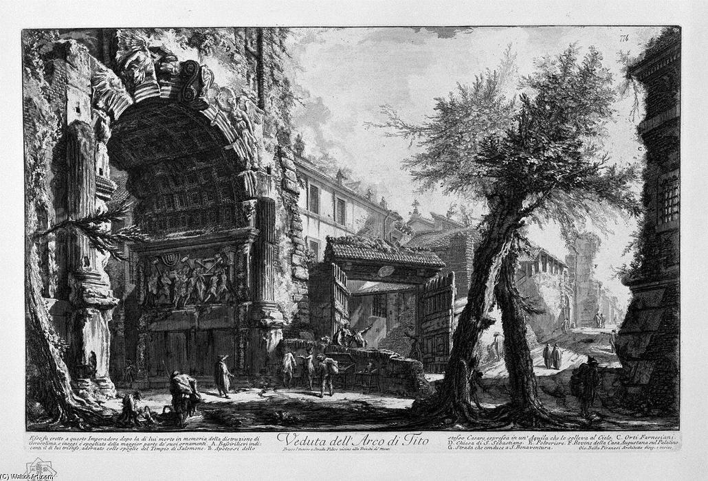 View Of The Arch Of Titus — Giovanni Battista Piranesi