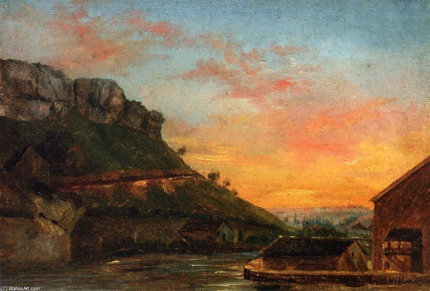 Valley Of The Loue — Gustave Courbet