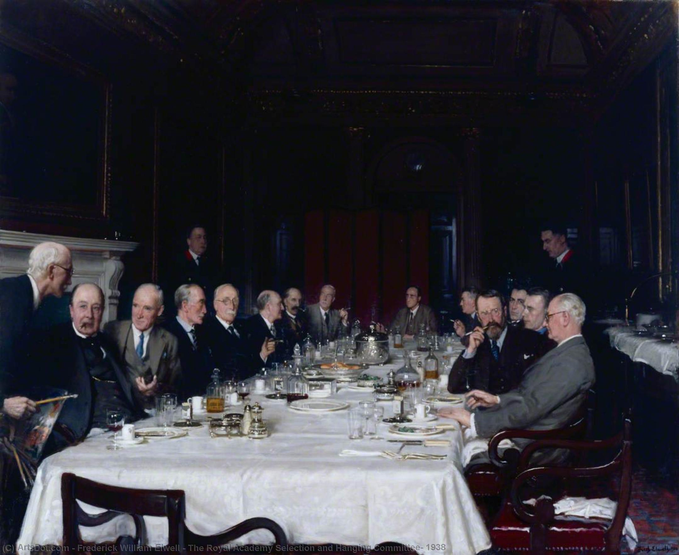 The Royal Academy Selection And Hanging Committee, 1938 — Frederick William Elwell