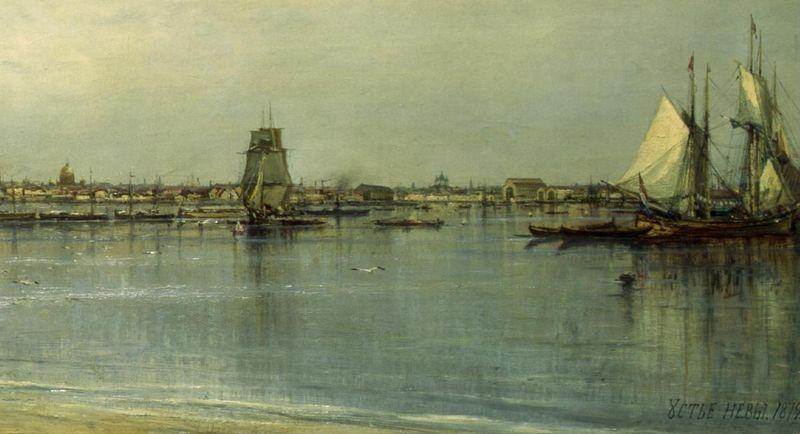The Mouth Of The Neva River — Alexei Petrovich Bogoliubov