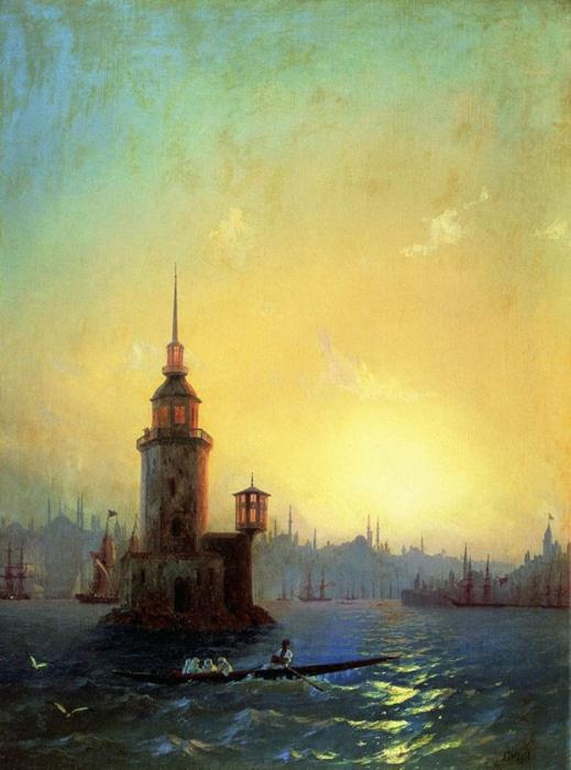 View Of Leandrovsk Tower In Constantinople — アイヴァゾフスキー