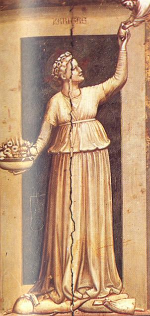 Scrovegni - [45] - Charity — Giotto Di Bondone