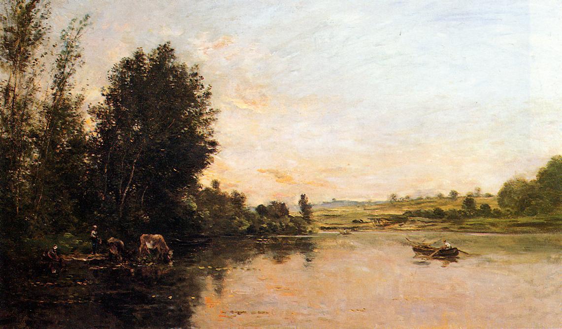 Sand Quarries Near Valmondois — Charles-françois Daubigny