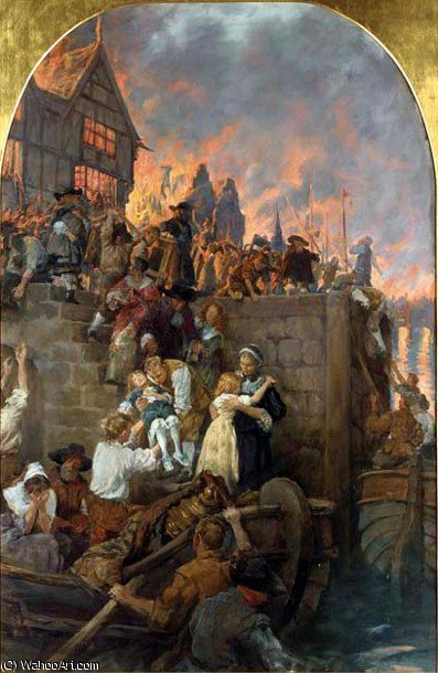 The Great Fire Of London — Elizabeth Adela Stanhope Forbes