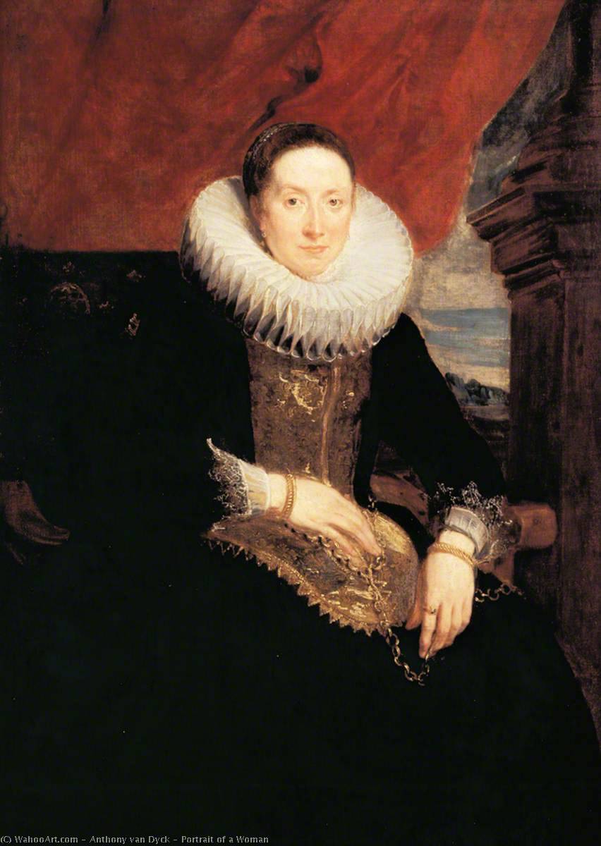 Portrait Of A Woman — Sir Anthony Van Dyck