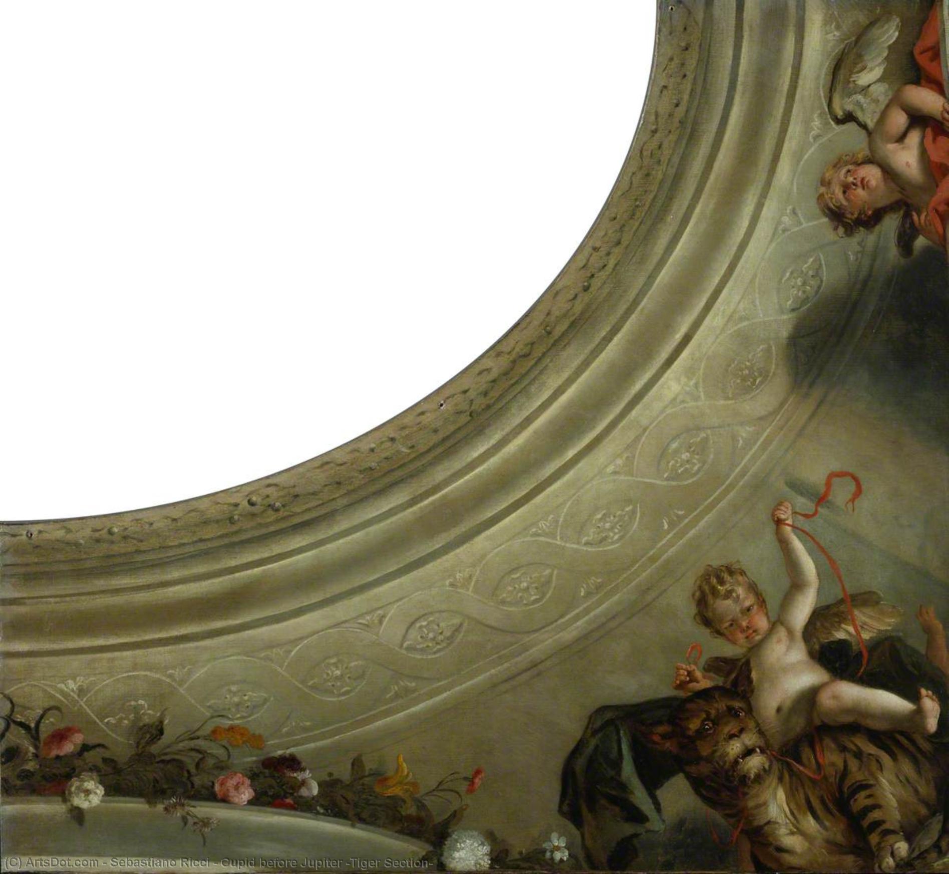 Cupid Before Jupiter (tiger Section) — Sebastiano Ricci
