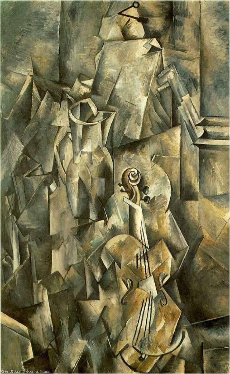 Violin And Pitcher — Жорж Брак