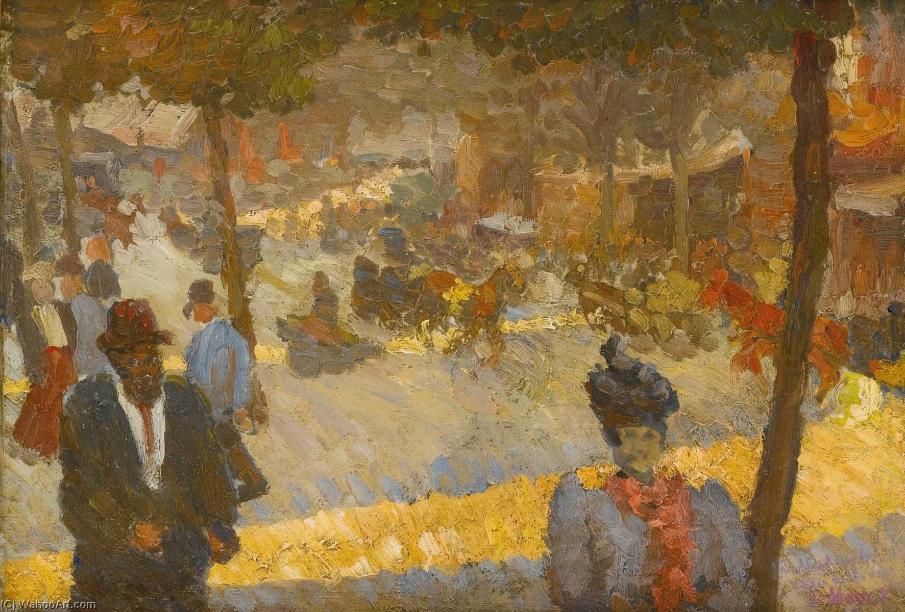 Paris Sur Les Boulevards — Louis Hayet