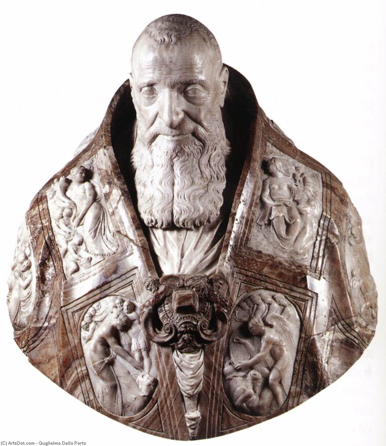 Bust Of Pope Paul Iii — Guglielmo Della Porta