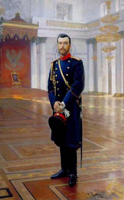Portrait Of Nicholas Ii The Last Russian Emperor — Ilja Jewgenjewitsch Repin