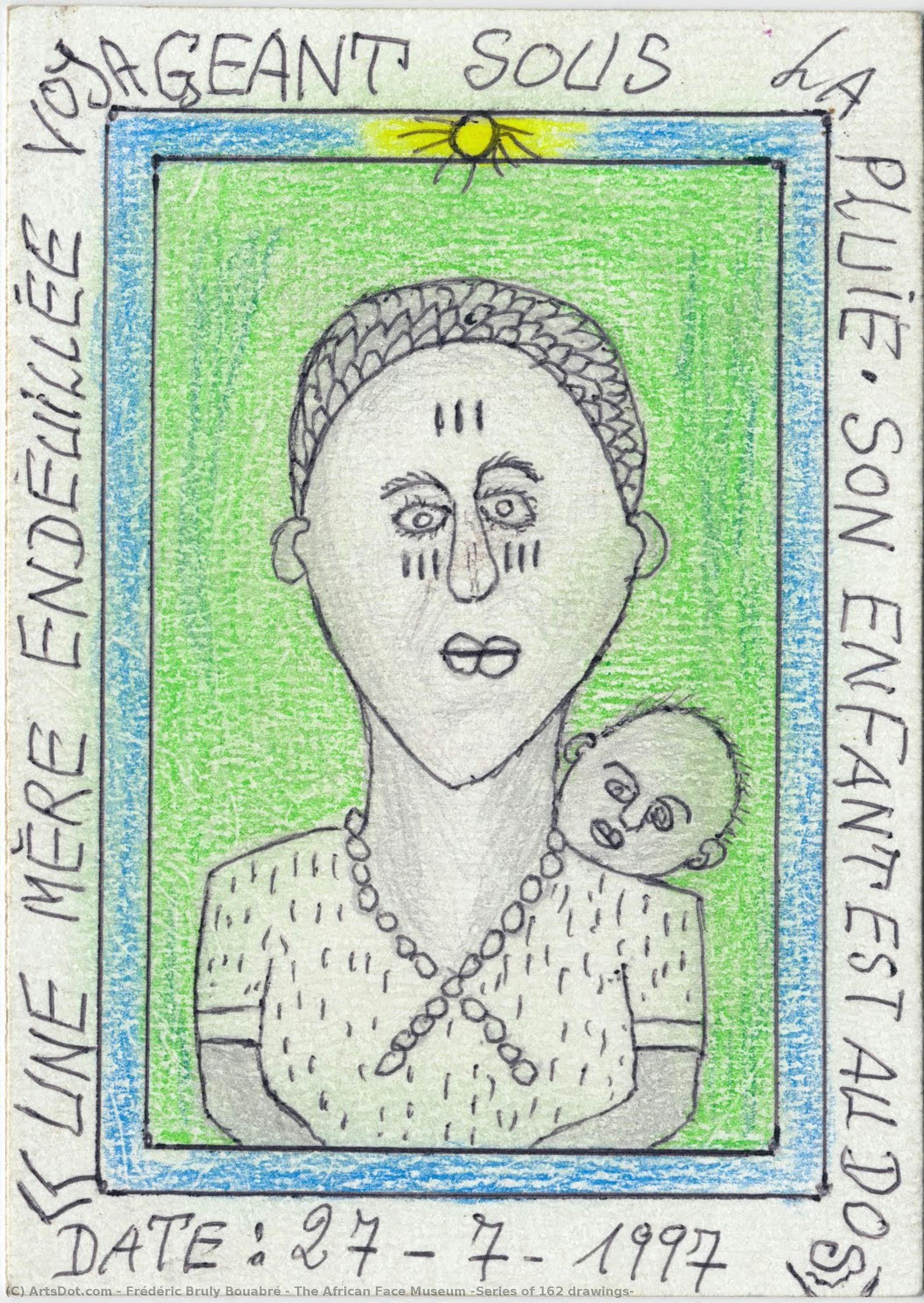 The African Face Museum (series Of 162 Drawings) — Frédéric Bruly Bouabré