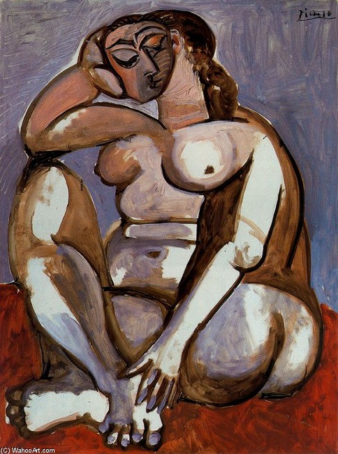 Nude Woman Sitting 2 — Pablo Picasso