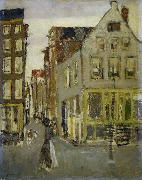 The Lauriergracht At The Tweede Laurierdwarsstraat — George Heidrik Breitner