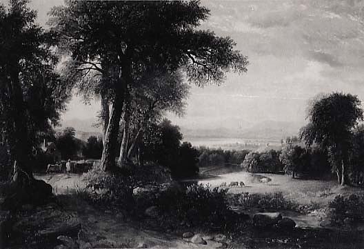 A Quiet Afternoon, (painting) — Asher Brown Durand
