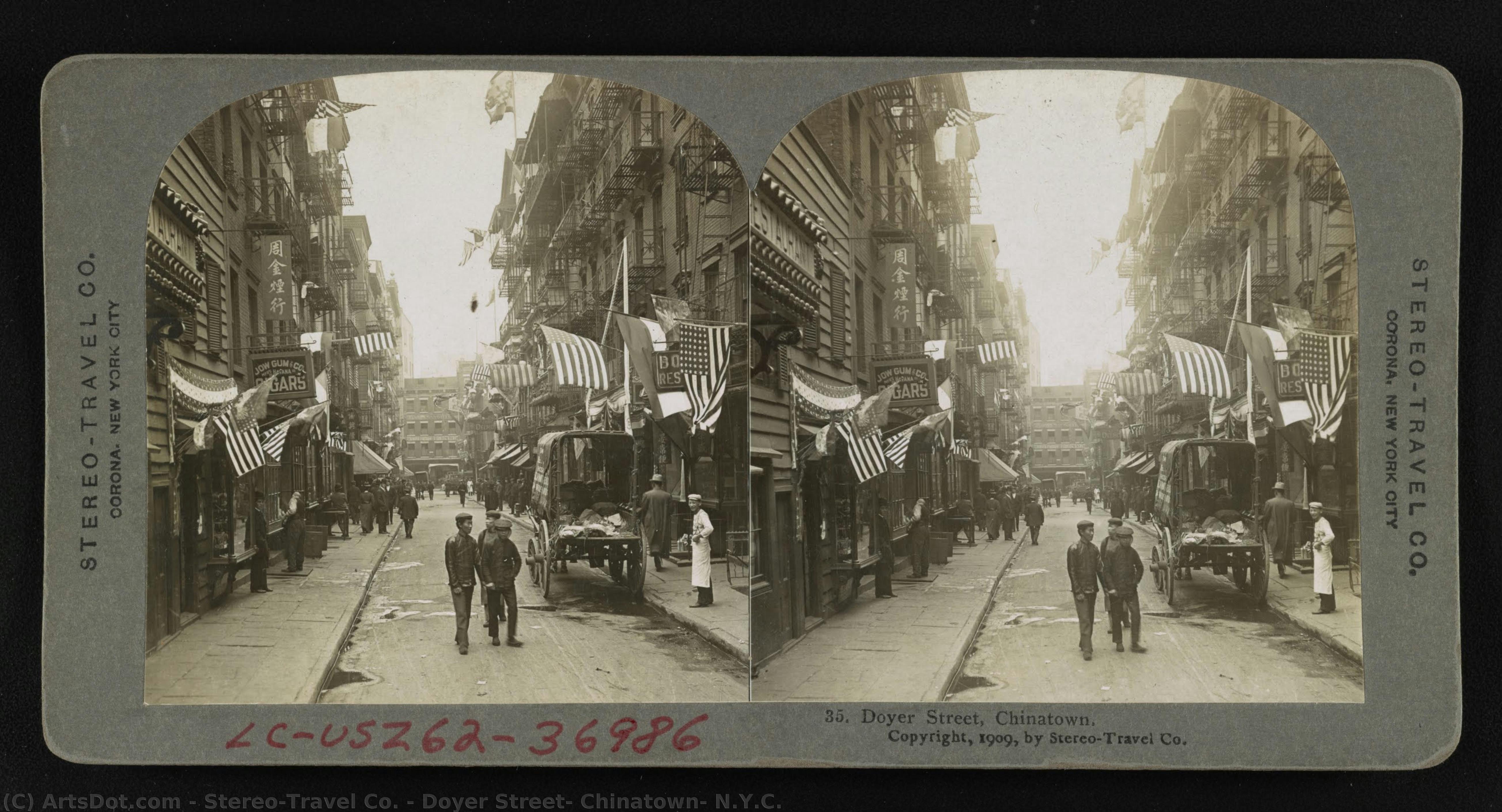 Doyer Street, Chinatown, N.y.c. — Stereo-travel Co.