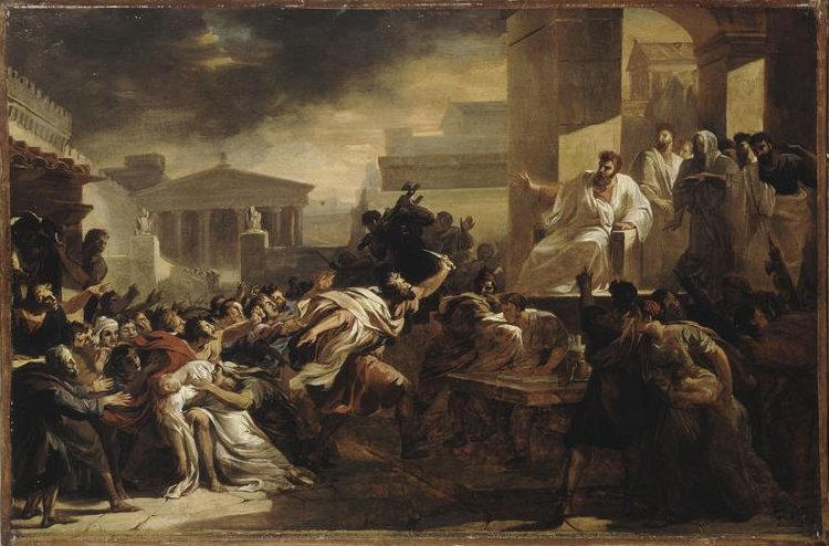 La Mort De Virginie (esquisse) — Guillon Guillaume (lethiere)