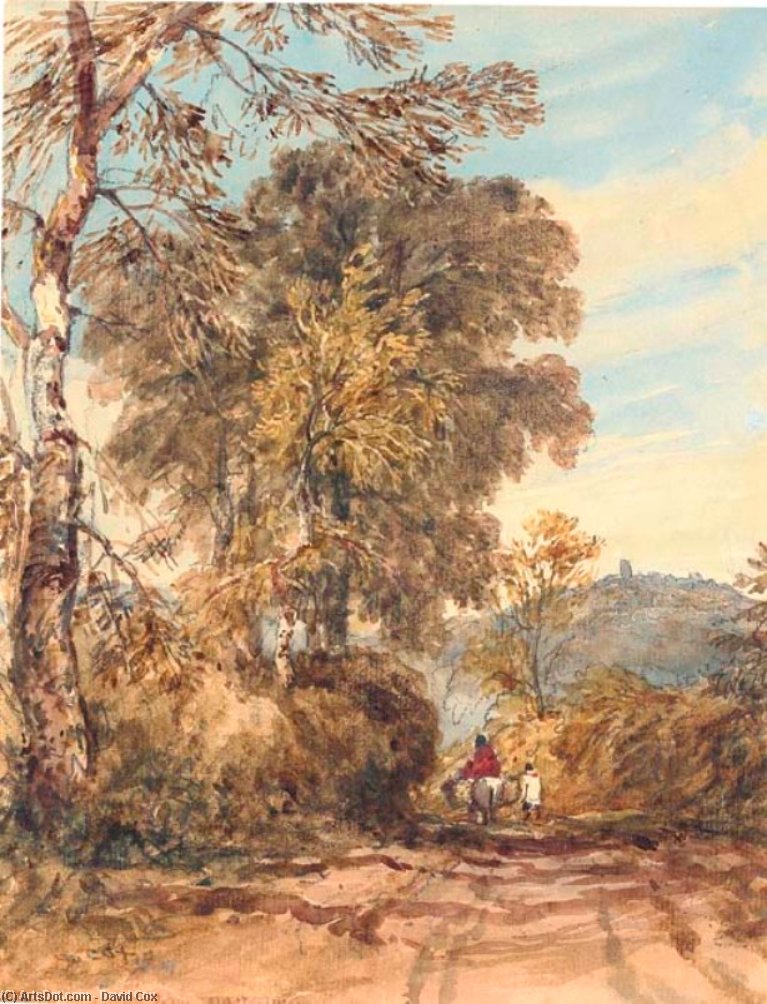 Dudley Castle From West Bromwich, West Midlands — David Cox