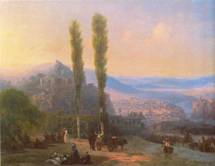 View Of Tiflis — Ivan Konstantinovich Aivazovsky