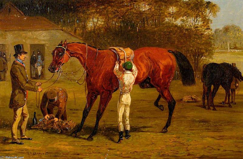 Saddling — Samuel Henry Gordon Alken