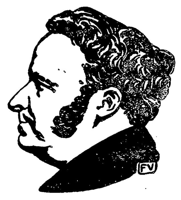 Portrait Of French Writer Stendhal — Félix Vallotton