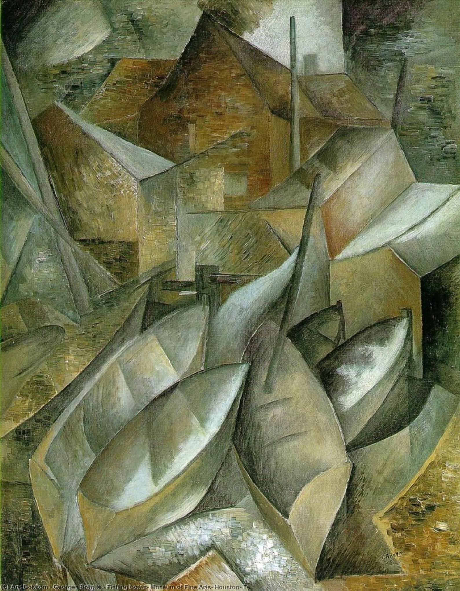 Fishing Boats, Museum Of Fine Arts, Houston, Te — Georges Braque