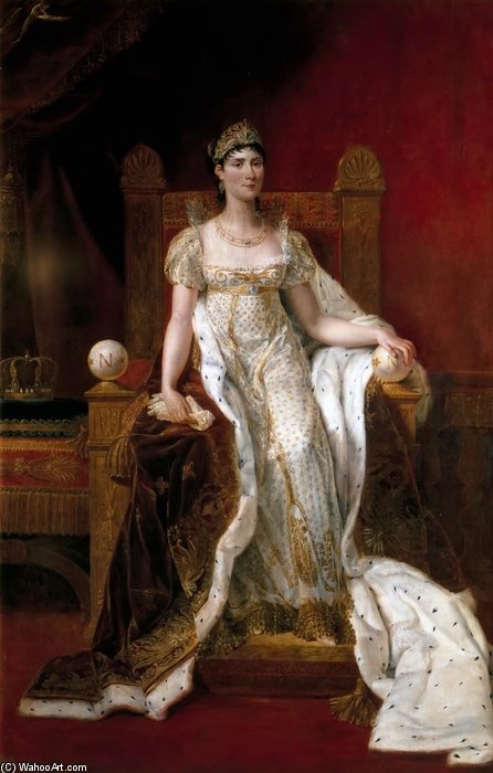 Portrait Of The Empress Josephine — Guillaume Guillon Lethiere