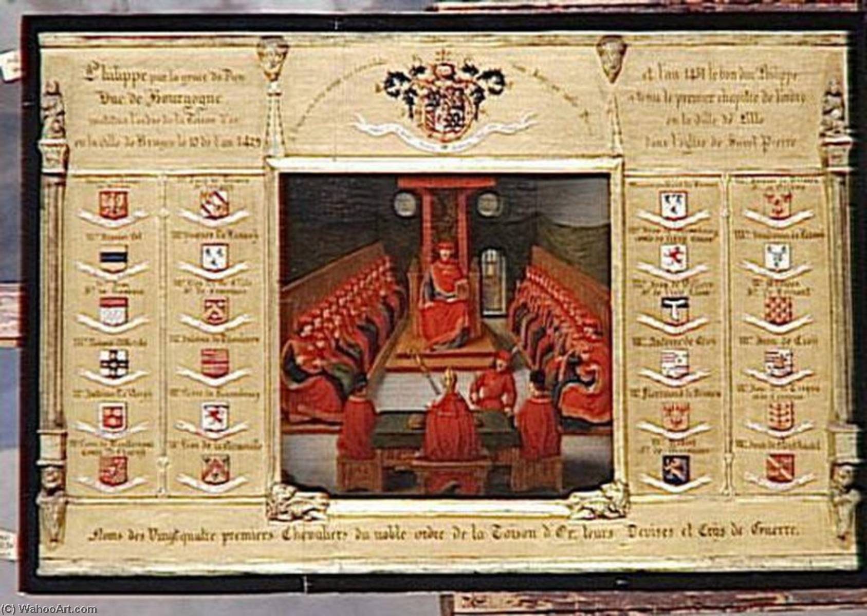Premier Chapitre De L'ordre De La Toison D'or.10 Janvier 1430 — Albrier Joseph