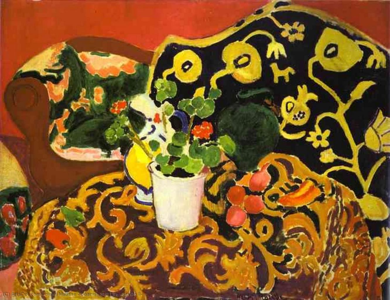 Spanish Still Life (seville Ii) — Henri Matisse