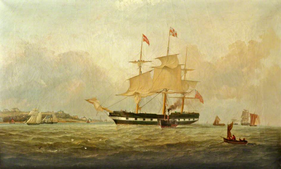 'west Derby' Off Egremont, Entering The Mersey — Thomas Dove