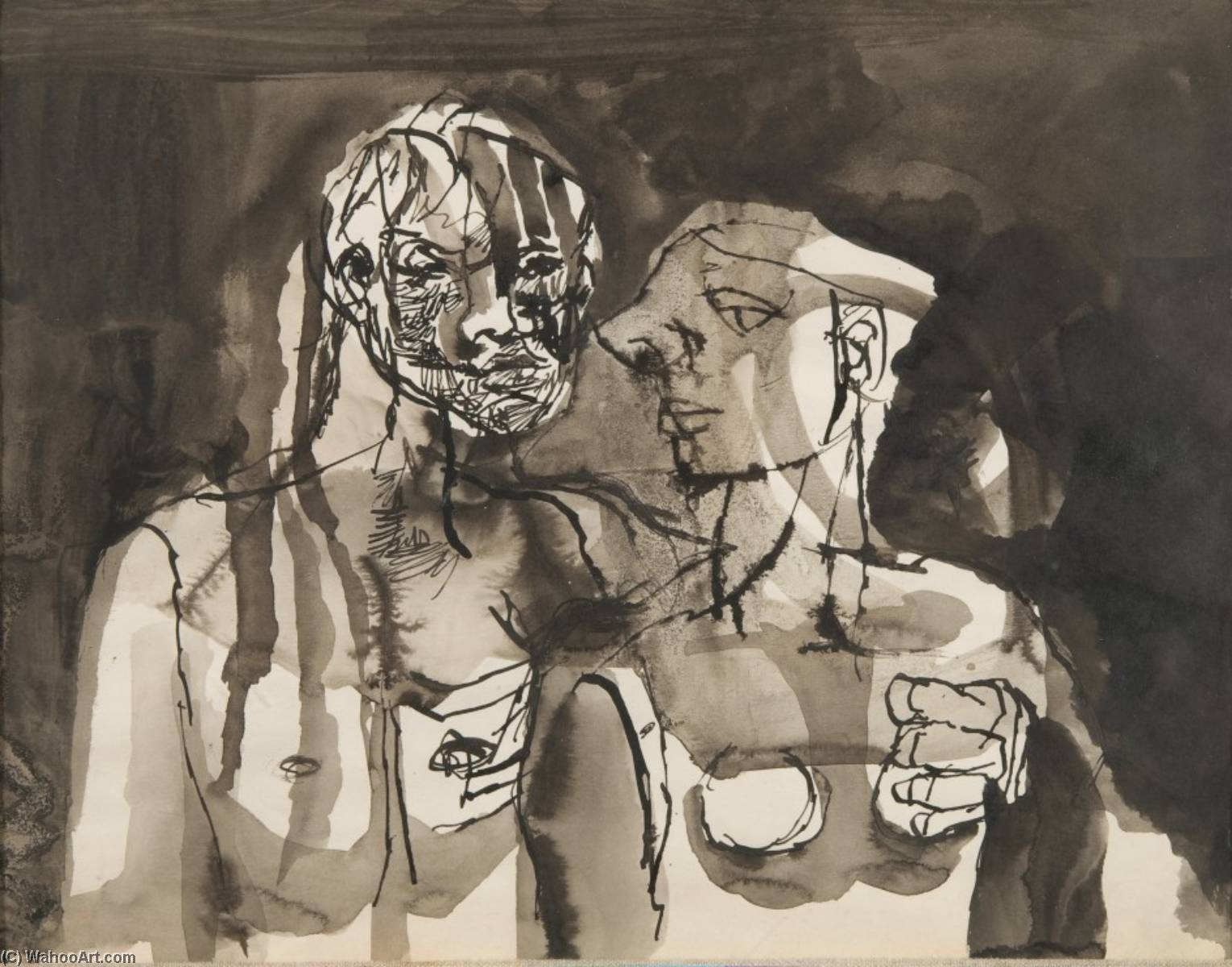 Two Figures — John Keith Vaughan