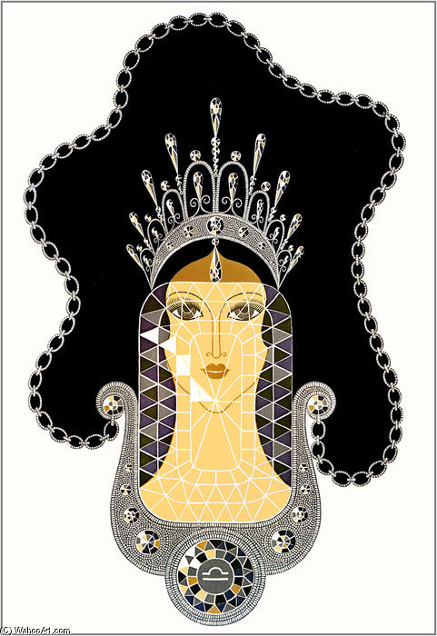The Precious Stones, Diamond — Erté