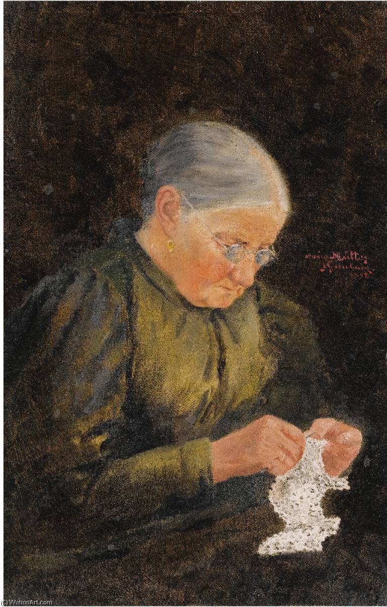 Portrait Of The Artist's Mother — Hans Gantner