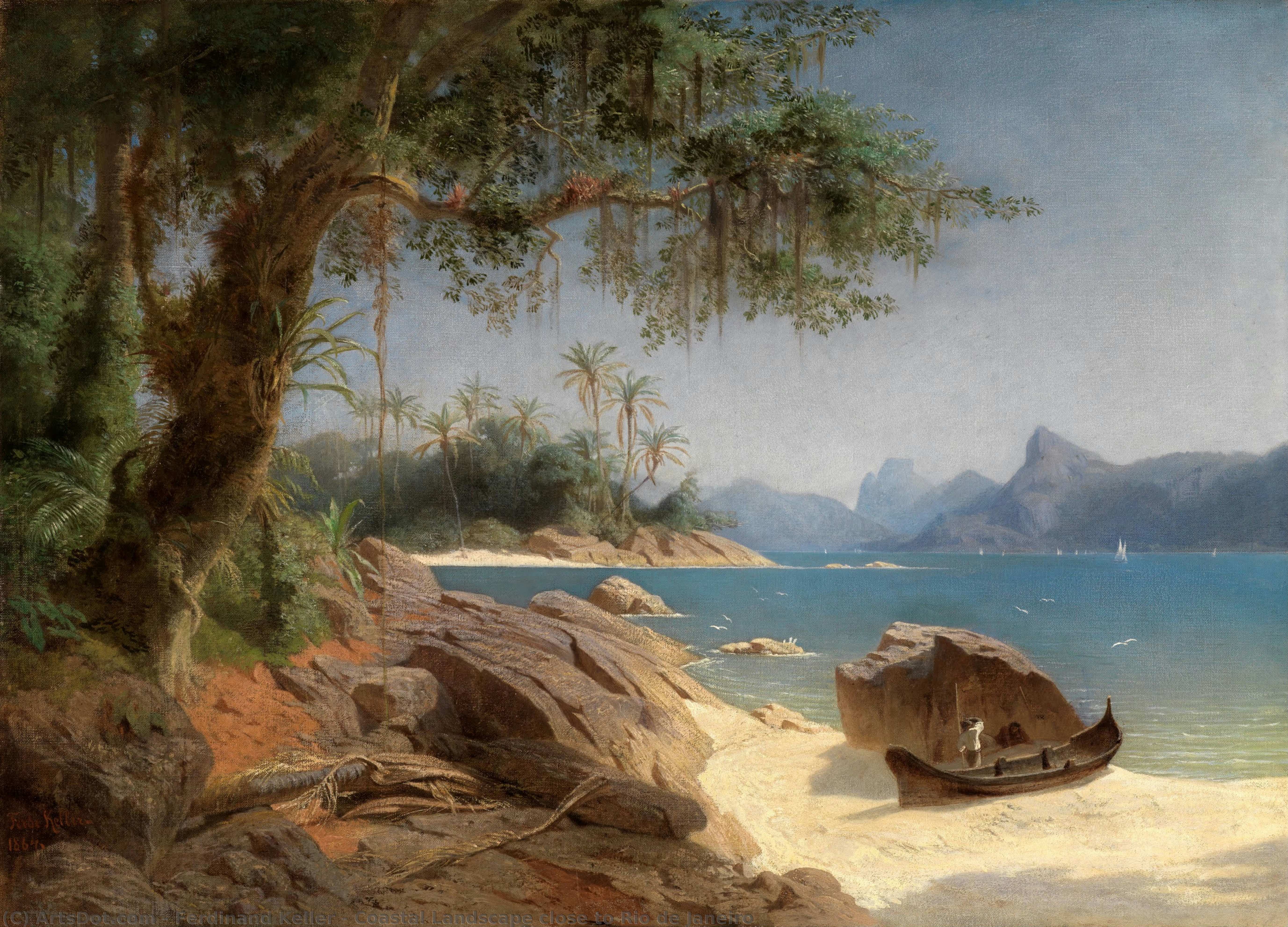 Coastal Landscape Close To Rio De Janeiro — Ferdinand Keller