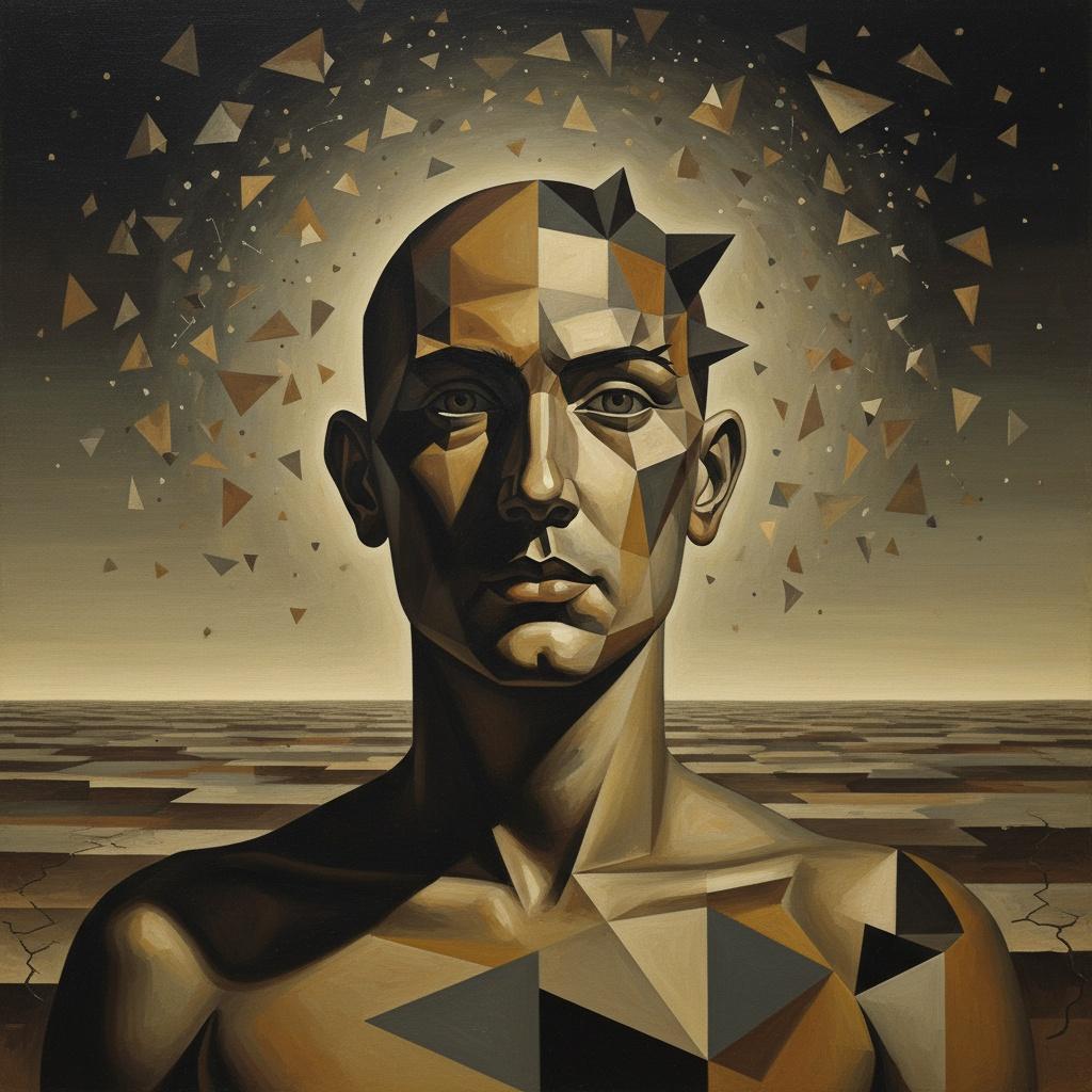 The Geometric Transcendence Of A Fragmented Soul — Marc Duvallier