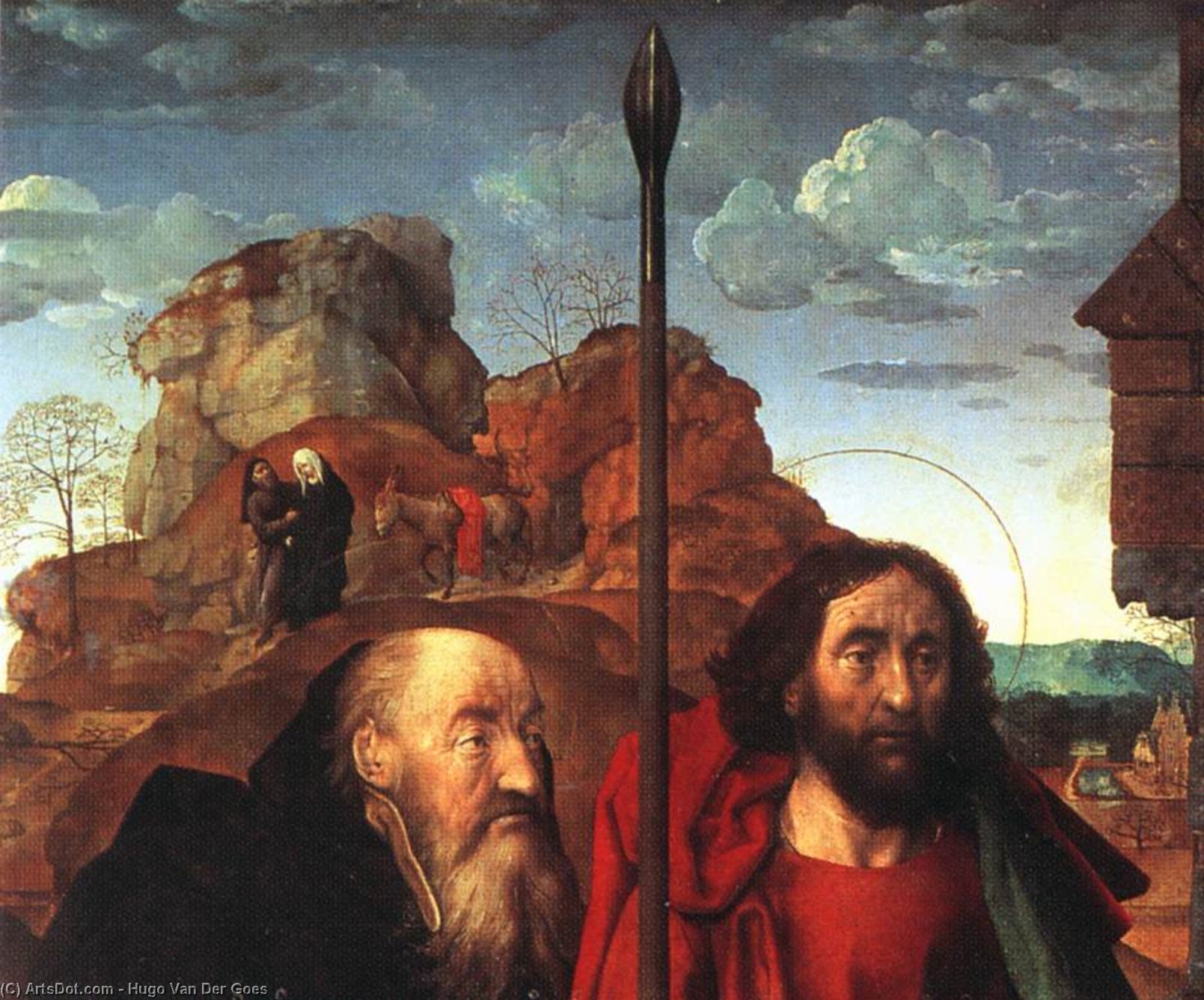 Sts Anthony And Thomas With Tommaso Portinari (detail) (10) — Hugo Van Der Goes