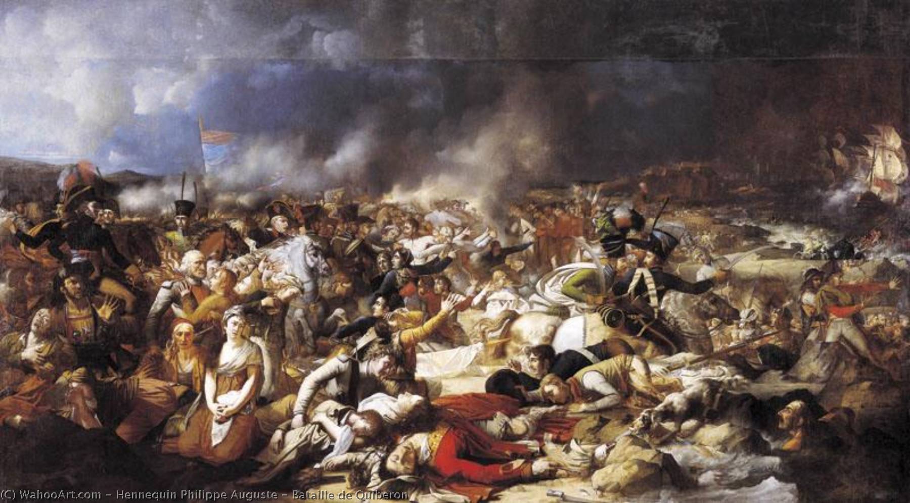 Bataille De Quiberon — Hennequin Philippe Auguste