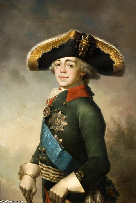 Portrait Of Paul I — Vladimir Lukich Borovikovsky