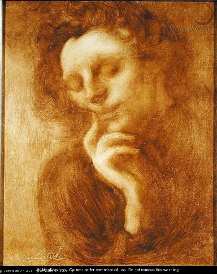 Portrait Of A Woman Or, Tenderness — Eugène Anatole Carrière