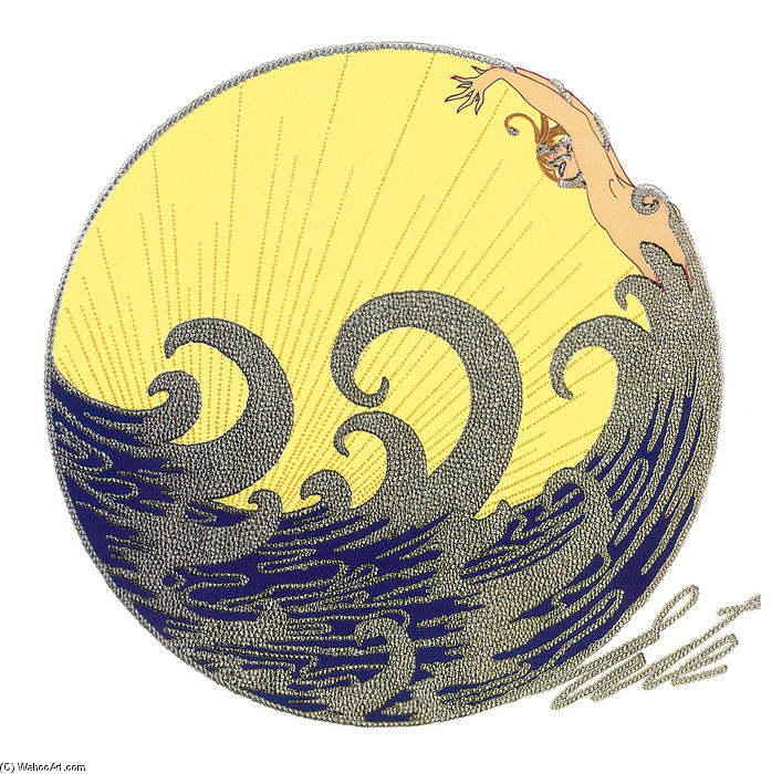 The Wave — Erté