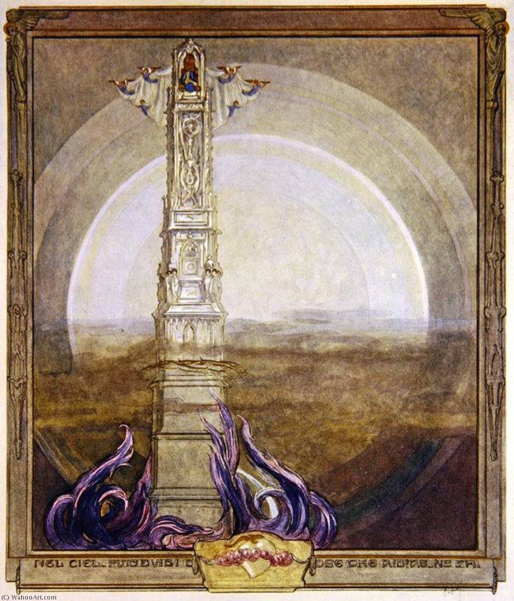 Illustration From Dante's 'divine Comedy', Paradise, Canto I — Franz Von Bayros