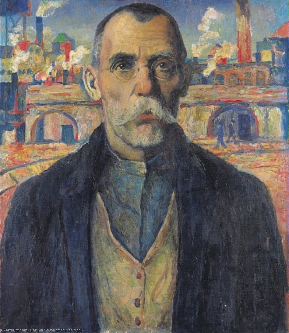 Portrait Of A Record-setter In Work Productivity — Kazimir Malevich