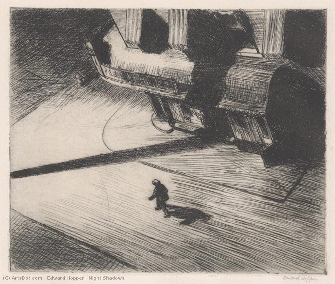 Night Shadows — Эдвард Хоппер