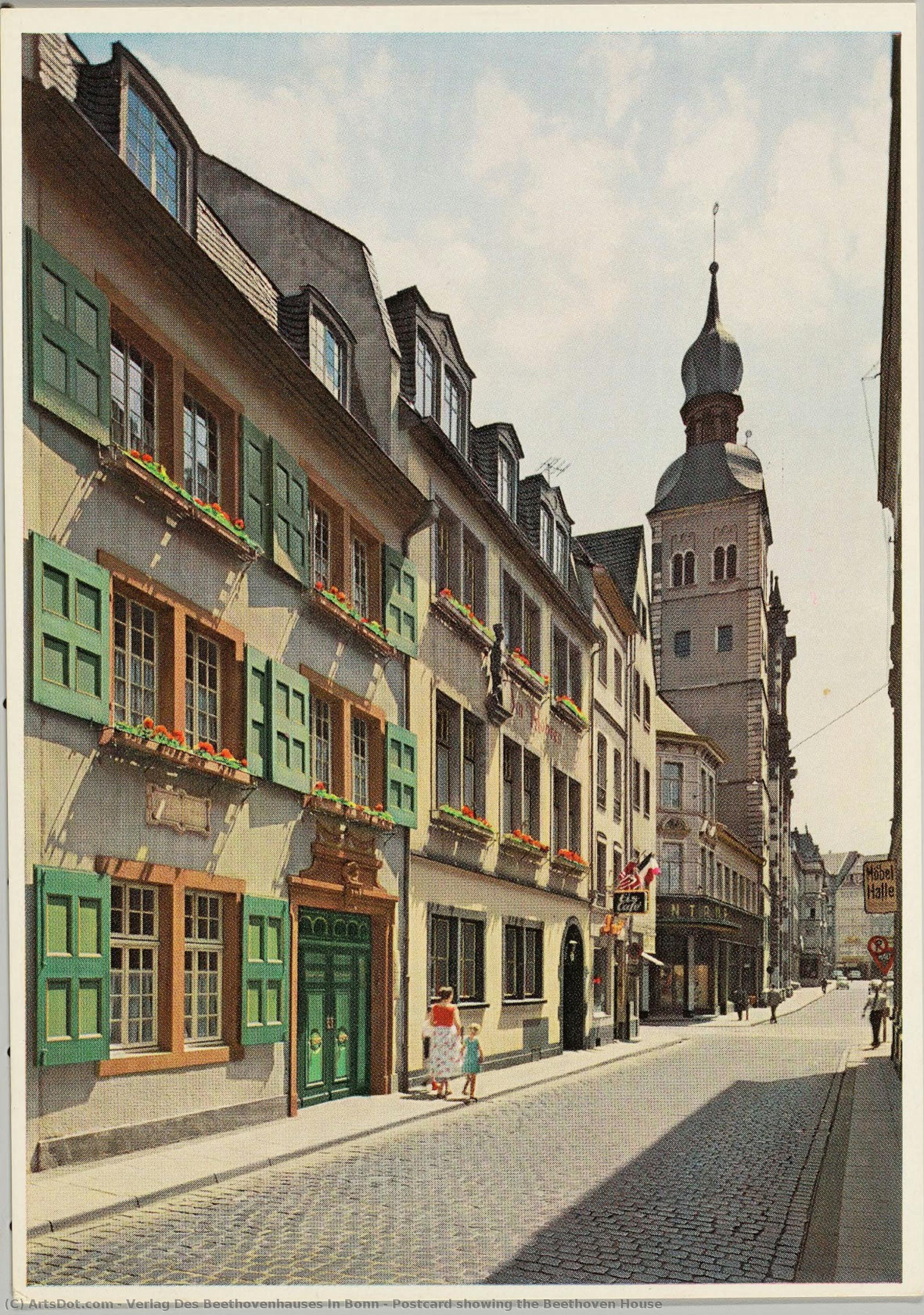 Postcard Showing The Beethoven House — Verlag Des Beethovenhauses In Bonn
