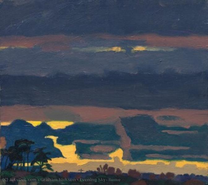 Evening Sky, Rome — Graham Nickson