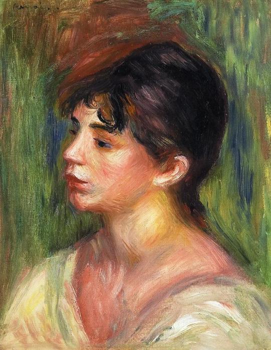 Porträt Einer Jungen Frau — Pierre-auguste Renoir