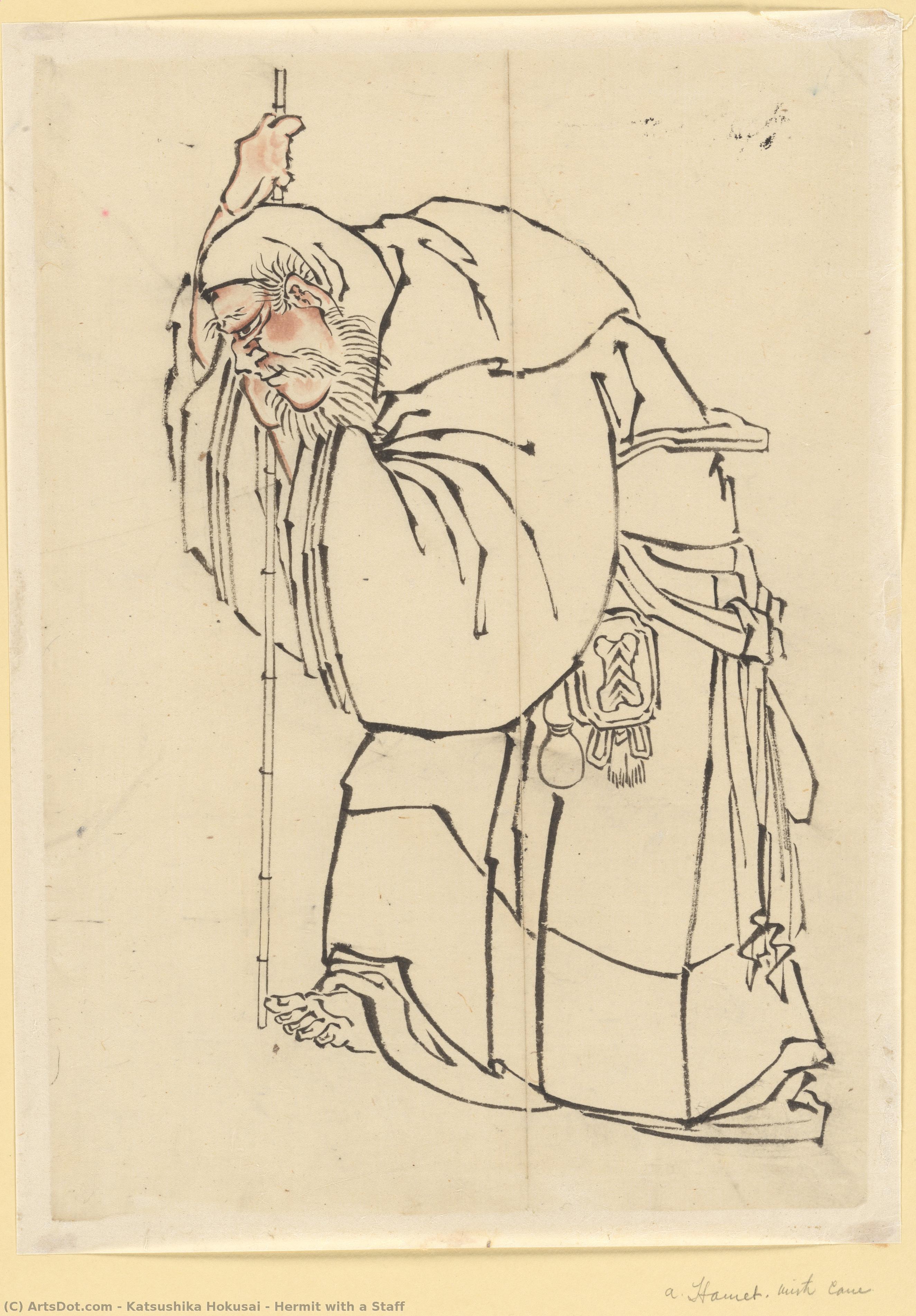 聖者の杖 — 葛飾北斎 (katsushika Hokusai)