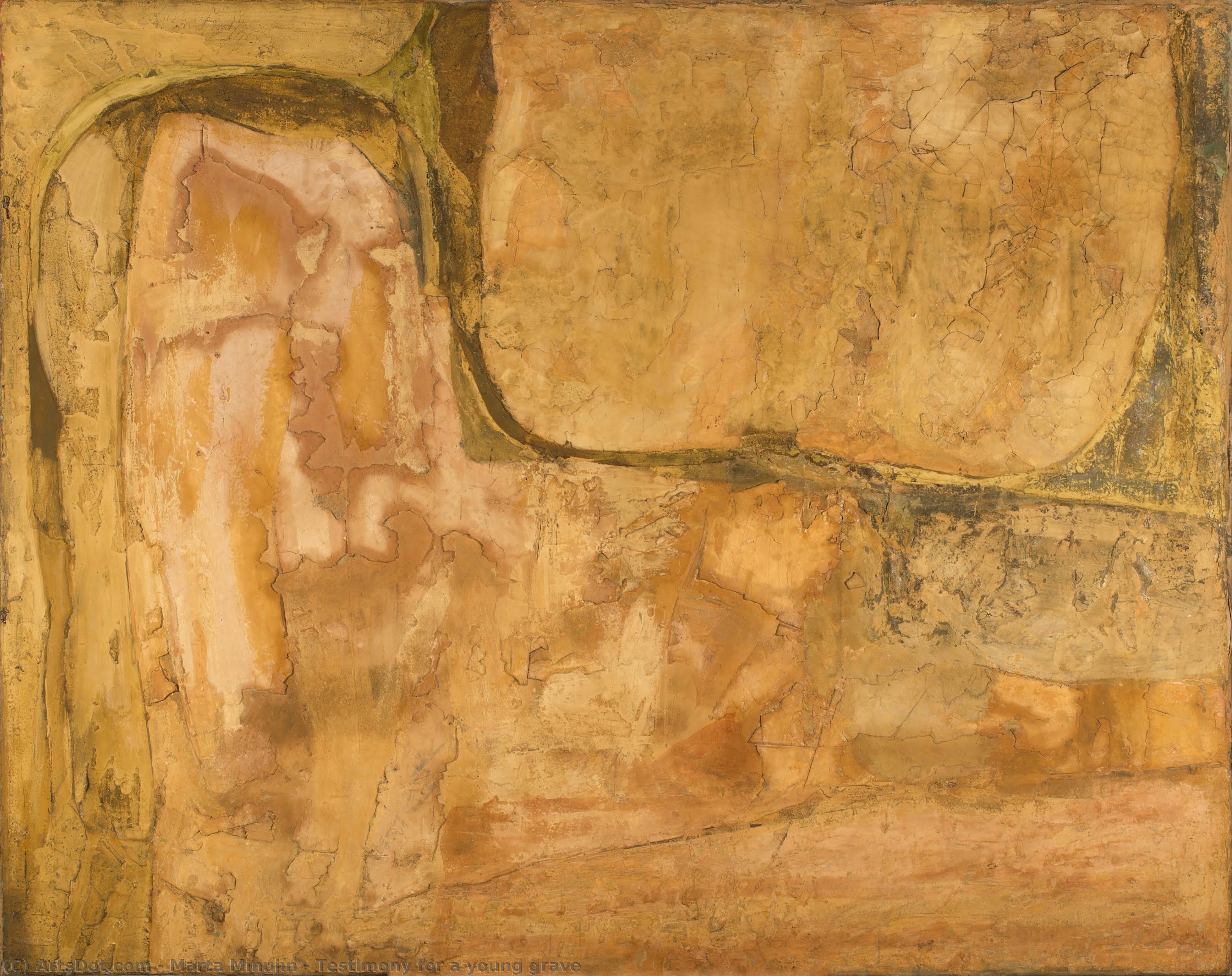 Testimony For A Young Grave — Marta Minujín